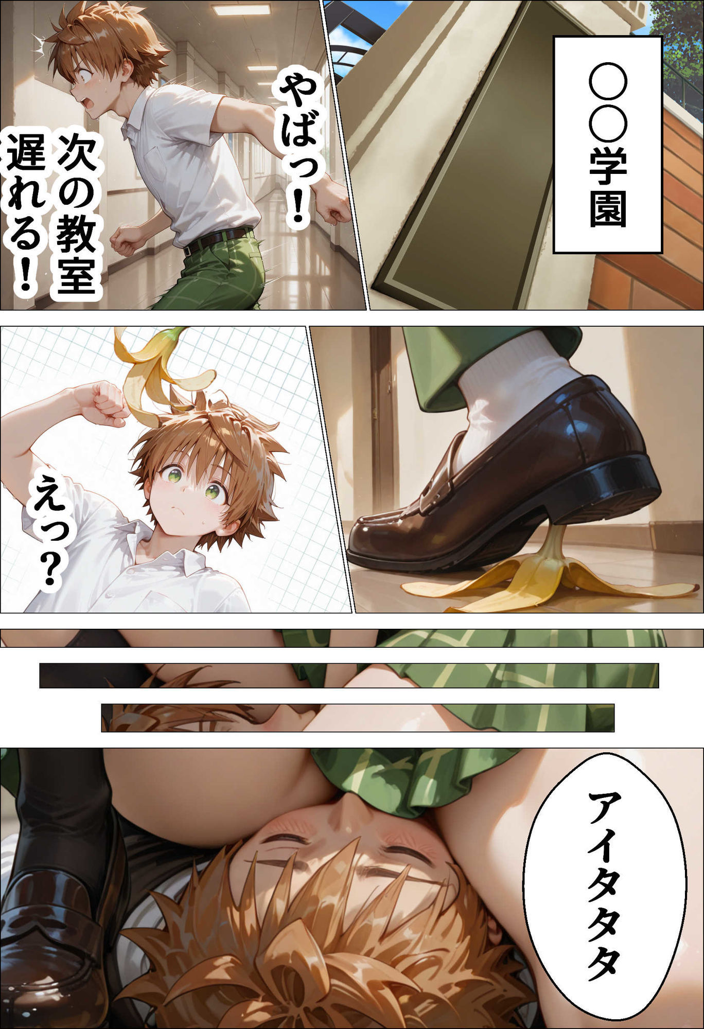 催眠種付け学園 緊縛調教ボテ腹肉便器科へようこそ  西連寺〇菜と古〇川唯編のイメージCG