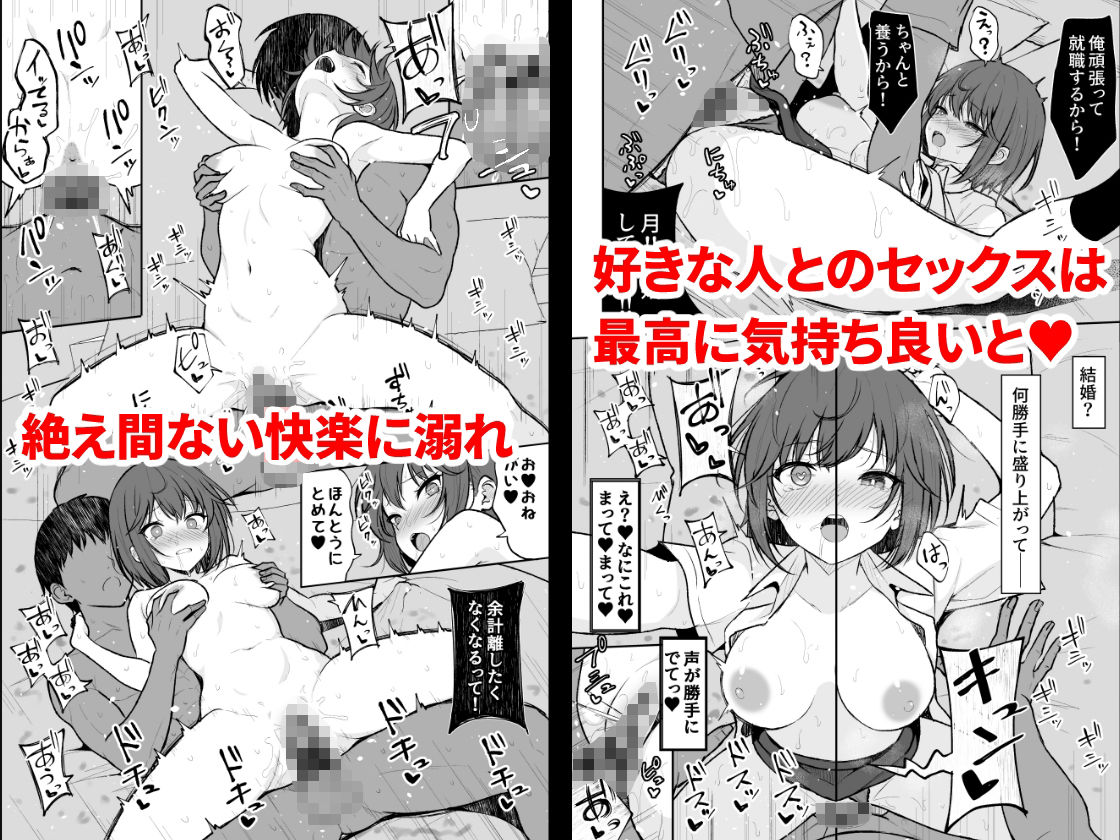 人間嫌いの女の子が中出しを受け入れるまでのイメージCG