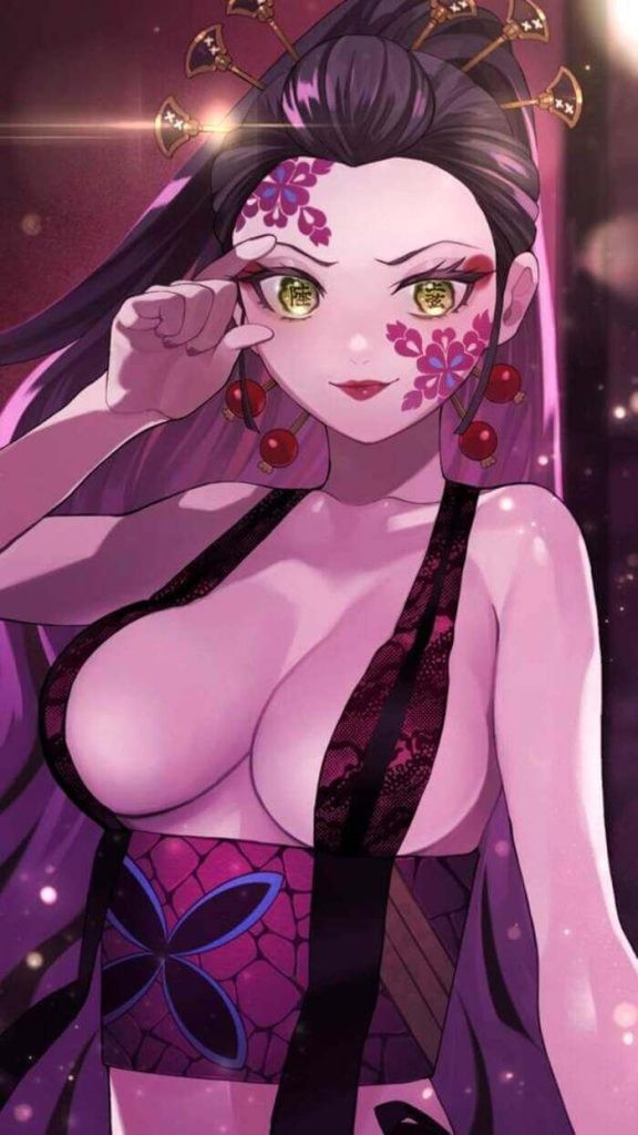 鬼滅の刃の堕姫のエロ画像